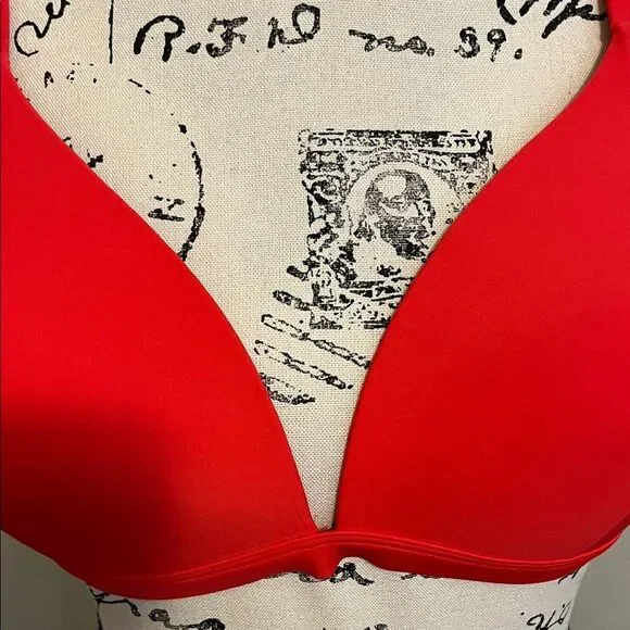 Lululemon Waterside Swim Top D Red Built In Cups Travel Beach Boat Vacation NWT - Picture 5 of 14